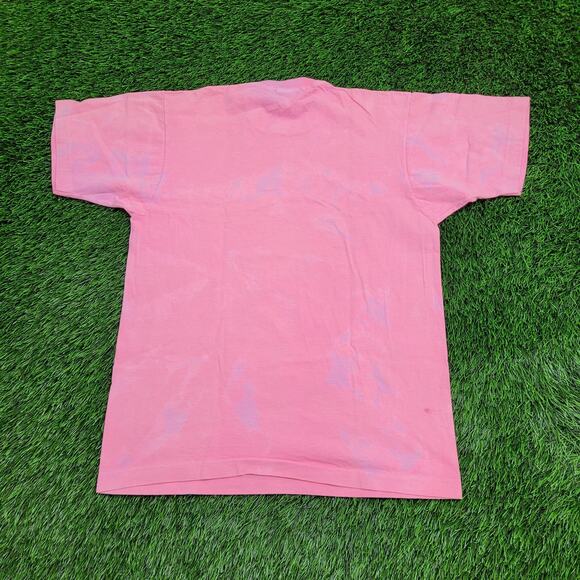 Vintage 90s Daytona Beach Shirt Womens M/L 19x25 Pink Bleached - Picture 2 of 13